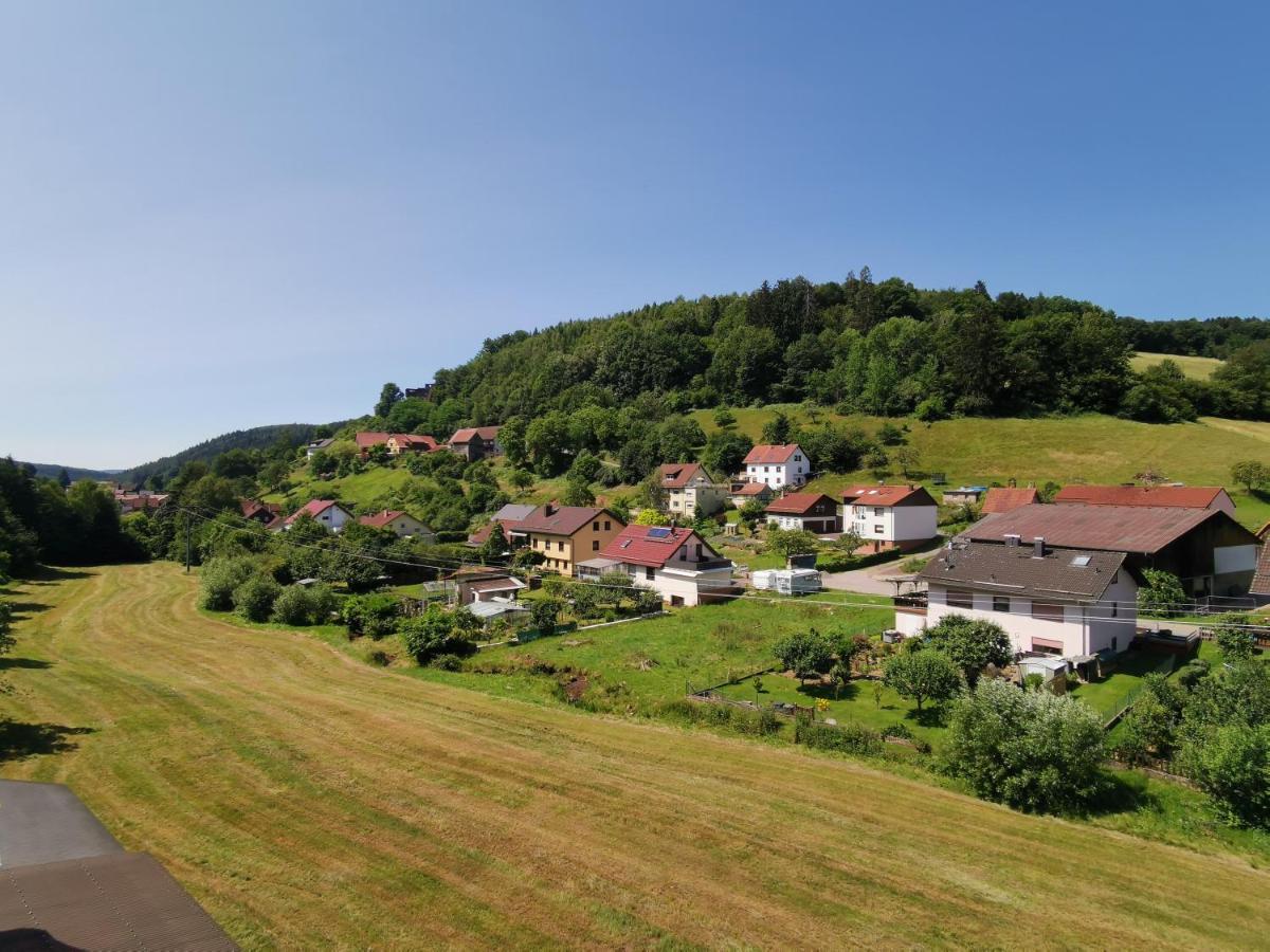 Hotel Gruener Baum Mit Restaurant & Wellness Oberzent Buitenkant foto